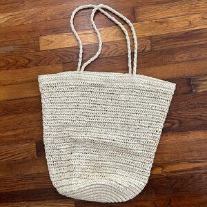 Easy straw beach bag